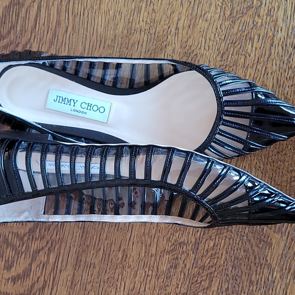 JIMMY CHOO ROMY PATENT LEATHER FLATS! - Picture 10 of 16
